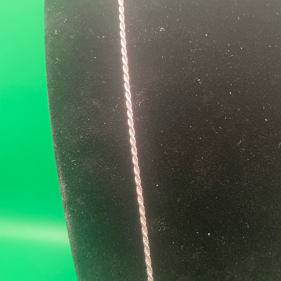 Silver Rope Necklace - Picture 2 of 3